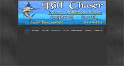 Desktop Screenshot of billchasercharters.com